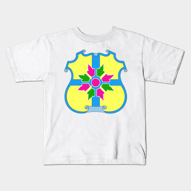 Emblem sign of spring Arethuza Kids T-Shirt by Marccelus